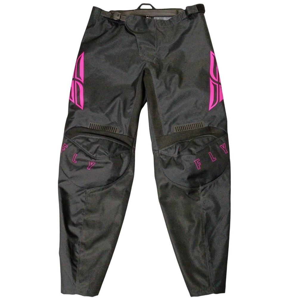 Fly Racing Mens 34 F-16 Performance MTX Pants Dirt Bike Adjustable Pink Black